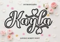 Kayla Outline Font - Featured Image