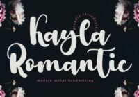 Kayla Romantic Font - Featured Image