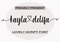 Kayladelifa Font - Featured Image