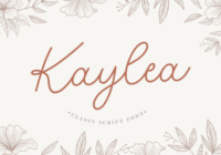 Kaylea Script Font - Featured Image