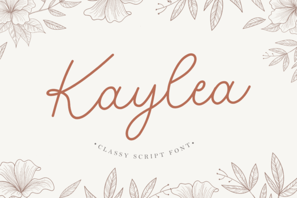 Kaylea Script Font - Featured Image