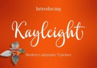 Kayleight Font - Featured Image