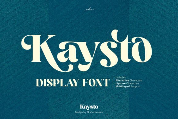 Kaysto Font - Featured Image