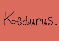 Kedurus Font - Featured Image