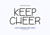 Keep Cheer Font - Featured Image