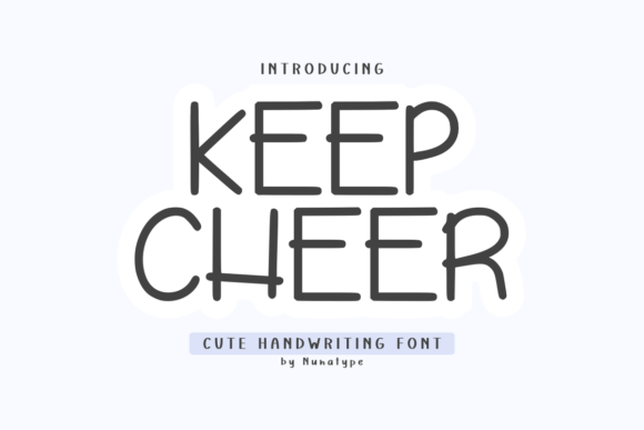Keep Cheer Font - Featured Image