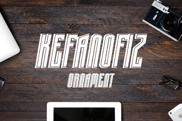 Kefanofiz Ornament Font - Featured Image
