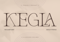 Kegla Font - Featured Image