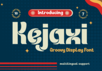 Kejaxi Font - Featured Image