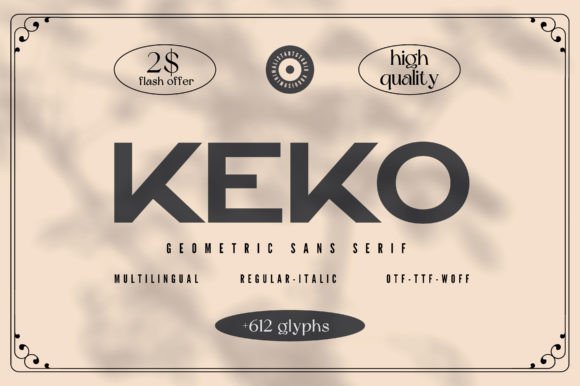 Keko Font - Featured Image