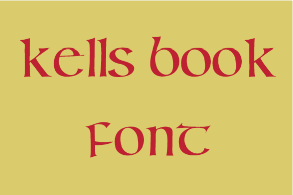 Kells Book Font - Featured Image