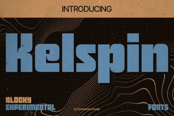 Kelspin Font - Featured Image
