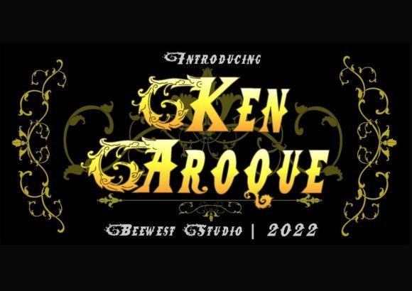 Ken Aroque Font - Featured Image