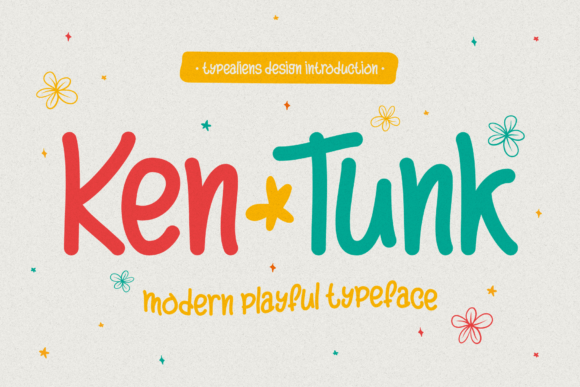 Ken Tunk Font - Featured Image