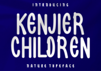 Kenjier Children Font - Featured Image