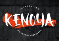 Kenoya Font - Featured Image