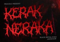 Kerak Neraka Font - Featured Image