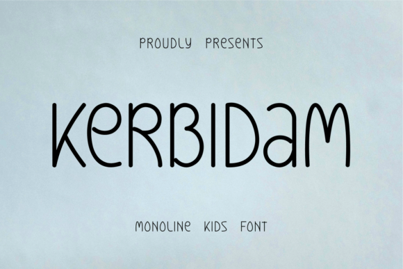 Kerbidam Font - Featured Image
