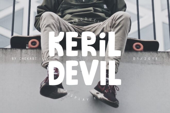Keril Devil Font - Featured Image