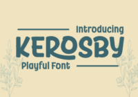 Kerosby Font - Featured Image