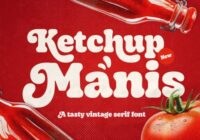 Ketchup Manis Font - Featured Image