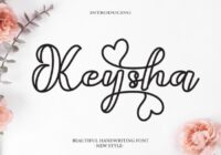 Keysha Font - Featured Image
