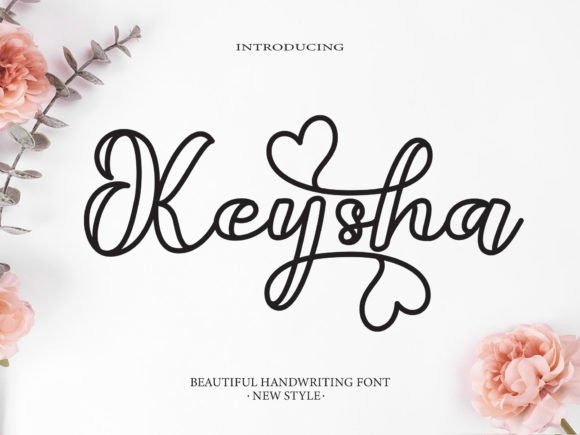 Keysha Font - Featured Image