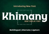 Khimany Font - Featured Image