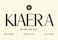 Kiaera Font - Featured Image