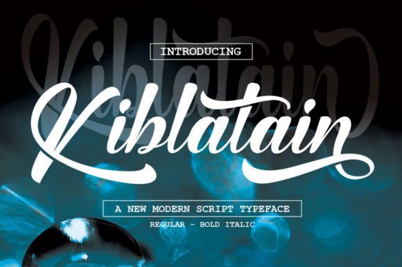 Kiblatain Font - Featured Image