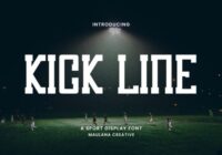 Kick Line Font - Featured Image