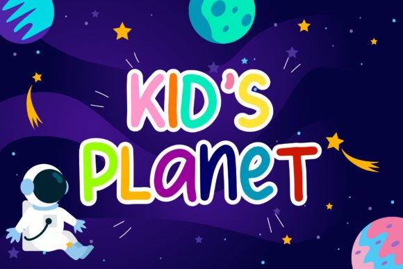 Kid's Planet Font - Featured Image
