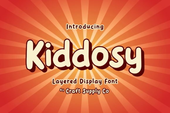 Kiddosy Font - Featured Image