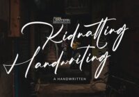 Kidnatting Font - Featured Image