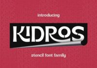 Kidros Font - Featured Image