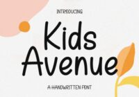 Kids Avenue Font - Featured Image