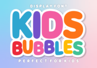 Kids Bubbles Font - Featured Image
