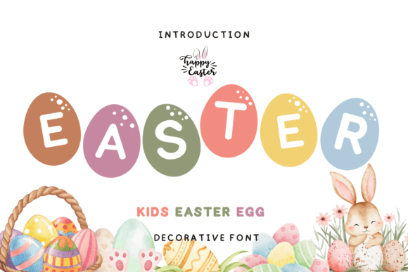 Kids Easter Egg Font - Featured Image