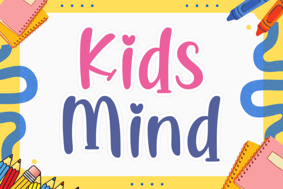Kids Mind Font - Featured Image