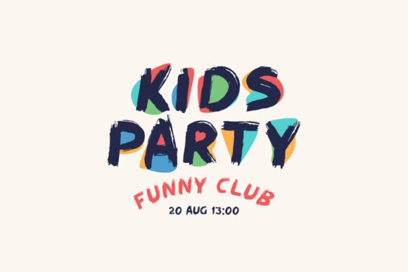 Kids Party Font - Featured Image