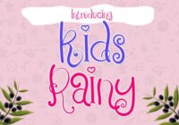 Kids Rainy Font - Featured Image