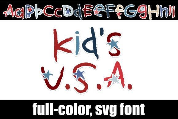 Kids Usa Font - Featured Image
