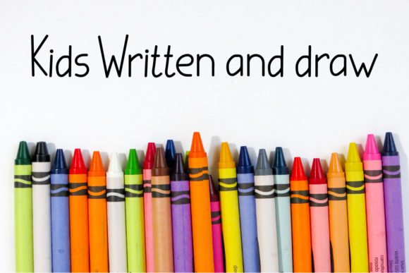 Kids Written Font - Featured Image