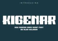 Kigenar Font - Featured Image
