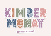 Kimber Monay Font - Featured Image