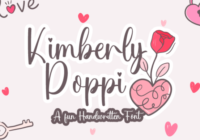 Kimberly Poppi Font - Featured Image