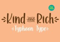 Kind and Rich Font - Featured Image
