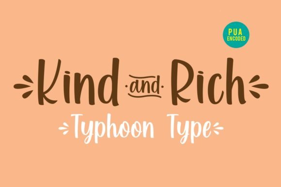 Kind and Rich Font - Featured Image