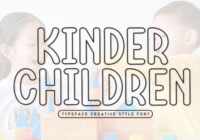 Kinder Children Font - Featured Image