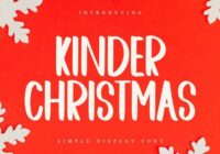 Kinder Christmas Font - Featured Image